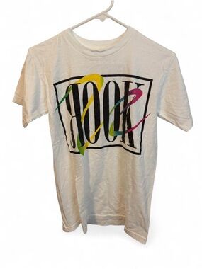 Rook White Graphic Short Sleeve Tee with Multicolor Accents